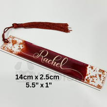 Load image into Gallery viewer, Rose Gold Flake Bookmark
