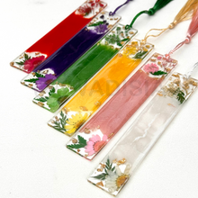 Load image into Gallery viewer, Special order/Custom Flowers Bookmarks with flakes
