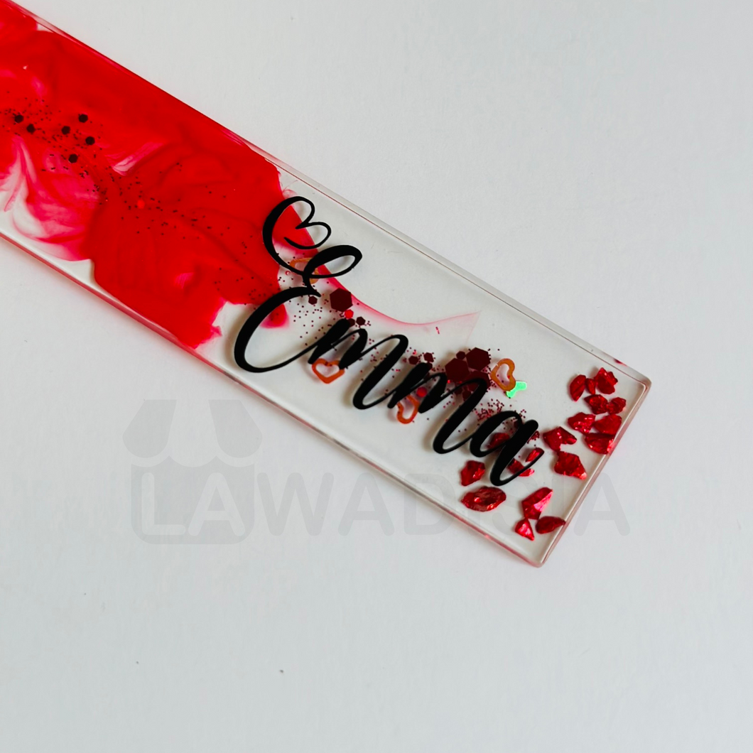 Custom Clear Bookmark