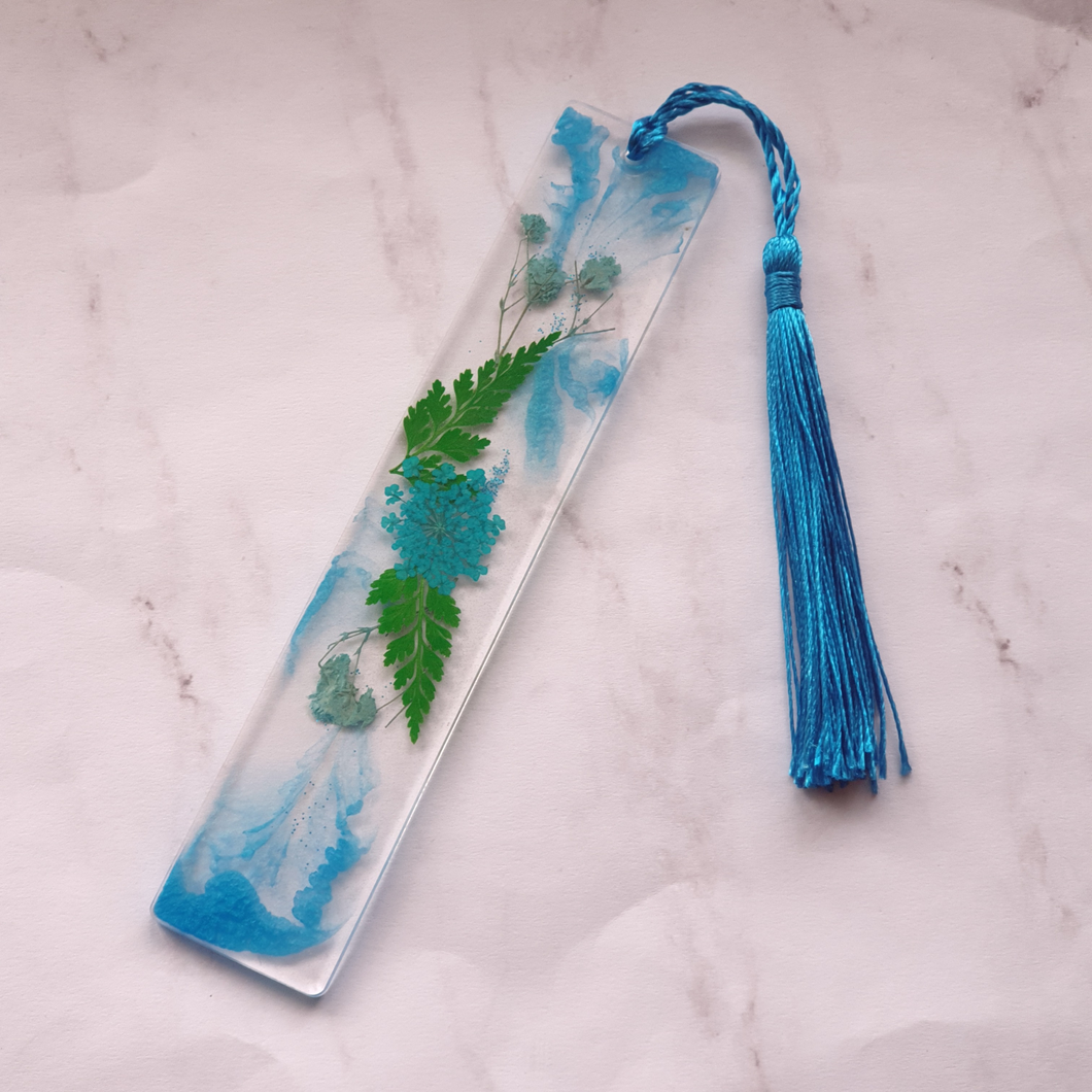 Floral Resin Bookmark