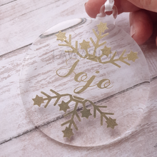 Load image into Gallery viewer, Personalized Acrylic Flake Ornament
